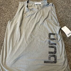 Gray burn boot camp tank